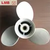 Hélice de popa 9.9/15HP. Hélice de popa de liga de alumínio com três pás (local)