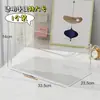 Caja de almacenamiento de escritorio, caja transparente acrílica, organizador rectangular para snacks y cosméticos, caja de almacenamiento para artículos varios de mesa