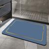 Tapete de Piso Moderno Simple de Barro Diatómico para Baño Absorbente de Secado Rápido de Cuidado Fácil Tapete para Pies Antideslizante Resistente al Desgaste Tapete de Piso para Inodoro