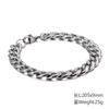 Pulsera Simple de Acero Inoxidable Estilo Hip Hop Callejero Coreano Nueva Moda Dominante Pulsera de Acero Titanio Joyería de Moda para Hombres y Mujeres