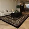 Alfombra Americana Retro Sala de Estar Sofá de Alta Gama Tapete de Piso Impermeable y Antifouling Dormitorio Lavado Libre Mesita de Noche Nuevo Tapete para Mesa de Centro