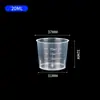 Copos Medidores de Plástico Graduados Atacado 15 20 30 50ml Copos para Xarope de Grau Alimentício Copos Dispensadores Copos Medidores de Laboratório