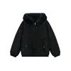 Jaqueta Ace Americana Retro de Lã Dupla Face Masculina Casaco de Algodão Inverno Quente com Gola de Pelo Capuz Jaqueta de Algodão Hy8591