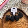 Nuevo lazo de tela de otoño e invierno, anillo para el cabello de color sólido, estilo coreano para niños, elegante cuerda para el cabello, anillo para el cabello, accesorios para el cabello