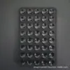 Ventosa de silicona de 40 cuadrados engrosada, de doble cara, lavable, soporte para teléfono móvil de doble cara, pegatinas antideslizantes
