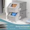 Caja de Almacenamiento Multifuncional para Gorras Amazon, Gran Capacidad, Caja Plegable de Almacenamiento para Gorras de Béisbol con Tapa, Caja con Cremallera a Prueba de Polvo