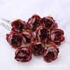 Flores Artificiais para Celebrações de Casamento, Cabeças de Rosa Retrô em Estilo Europeu, Materiais DIY, Flores Falsas com Toque Realista e Sofisticado para Arranjo de Cena