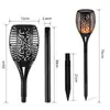 Luminária Solar de Jardim Transfronteiriça, Luz de Chama para Exterior, Luz de Atmosfera de Tocha, Luz de Tocha, Luminária de Gramado com Indução Automática