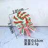 Decoraciones de paletas navideñas bestseller transfronterizas, Adornos de bastón de caramelo para árbol de Navidad, Decoración navideña para el hogar