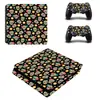 Adecuado para Pegatinas de Película para Ps4 Slim, Pegatinas de Colores, Pegatinas para Cuerpo Delgado Ps4 Slim, Acabado Mate