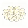 Lámpara de techo protectora para los ojos con pétalos de ginkgo, lámpara para sala de estar, luz LED principal de arte moderno para el pasillo, luminaria de interior