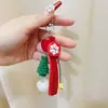 Colgante Original para Teléfono Móvil de Navidad, Lindo Colgante de Bolsa de Papá Noel, Cadena Colgante para Llavero de Árbol de Navidad de Copo de Nieve
