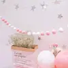 Amazon AliExpress Venda Quente Bola de Pelo Criativa Infantil Bola Decorativa Bandeira de Puxar Cortina de Bola de Pelo Bola de Chuva Faixa
