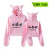 Suéter de calle periférico de anime de la serie Story para mujer, sudadera con capucha deportiva para mujer con orejas de gato de primavera y otoño Y2G