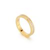 Joyería nueva japonesa y coreana comercio electrónico transfronterizo moda simple anillo de acero inoxidable círculo de una sola fila incrustado con anillo de diamantes completo