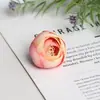 Cabeças de Flores de Saquinhos de Chá Artificiais para Decoração de Corredor de Casamento, Flores Artificiais Atacado, Adereços para Fotos, Materiais Florais para Decoração de Casamento, Flores de Seda