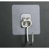 Gancho Grande Adhesivo Fuerte Sin Perforaciones Cocina Baño Gancho Adhesivo Transparente Fuerte Soporte de Carga Sin Marcas Gancho para Colgar en la Pared Venta al Mayoreo