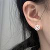 Pendientes para Mujer, Delicados y Pequeños, Adecuados para Perforaciones de Oreja, Diseño de Nicho Coreano, Pendientes Sencillos, Tachuelas Versátiles para Cartílago