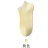 Meias Barco Dopamina para Mulheres, Estilo Fino de Verão, Estilo Japonês, Algodão Puro, Color Blocking, Meias Invisíveis de Corte Baixo, Silicone Antiderrapante, Meias Curtas Antiderrapantes no Calcanhar