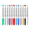 Pluma Líquida Pastel Borrable Transfronteriza, Fácil de Escribir y Borrar, Pluma para Vitrales, Pluma para Pizarra con Luz LED, Pluma Especial para Pizarra Fluorescente