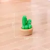 Paisagem em miniatura, cacto artificial criativo, acessórios de decoração de suculentas para jardinagem DIY, mini enfeites para carro e mesa