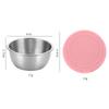 Transfronterizo Acero Inoxidable 304 50ml Plato para Dip Cocina Portátil Cubierta de Silicona Sazonador de Tomate Plato de Sabor Plato para Dip Sellado