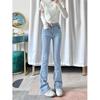 Alongamento das Pernas, Cobre o Quadril, Emagrecimento, Calça Flare, Controle da Barriga, Calça Bootcut de Cintura Alta, Calça Flare Elástica Feminina Verão 2025