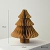 NUCHI Decoração de Natal Transfronteiriça Decoração de Árvore de Natal Colmeia Origami Enfeites de Mesa Decoração de Natal Pequeno Pendente