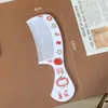 Cepillo para el pelo de gato manzana con estampado de dibujos animados Lindo cepillo de pelo portátil para cabello liso Estilo girli Ins