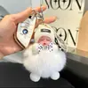 Fabricante Muñeca de Piel de Zorro Real Personalizada Llavero para Coche Colgante Muñeco de Peluche Colgante para Mochila Escolar Regalo para Pareja