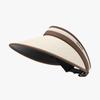 Sombrero de Paja Natural con Protección UV para Verano para Mujer, Transpirable y Versátil Sombrero de Sol que Cubre el Rostro para Ciclismo al Aire Libre y Viajes