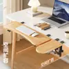 Tablero de Extensión para Hueco de Escritorio de Dormitorio, Escritorio Plegable para Computadora, Soporte para Teclado y Ratón, Estante de Almacenamiento Multifuncional sin Perforaciones