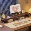 Soporte Elevador para Computadora de Escritorio Estación de Trabajo Estante de Almacenamiento para Escritorio de Oficina en Casa Elevador de Monitor de Doble Capa