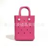 Bolsa de Praia Eva de Grande Capacidade Bolsa Tote Leve Estilo Coreano Acessórios DIY Bolsa com Buraco para Ombro Estilo Ins