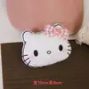 Broche de Peluche de Gato de Dibujos Animados Lindo, Accesorios de Tela de Dibujos Animados, Colgante de Pasador para el Cabello DIY, Accesorios Decorativos Lindos