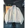 Jaqueta elegante para homens, Coleção Primavera/Outono 2025, apresentando uma marca ins de alta rua na moda, estilo de Hong Kong, estilo japonês, estilo Harajuku e estilo coreano, com corte solto