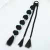 Peluca con Trenzas de Burbujas, Cintas de Linterna, Doble Cola de Caballo, Trenzas de Burbujas de Colores, Gomas para el Cabello y Diademas