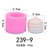 Diobao mismo estilo pellizco lindo pudín molde de silicona pudín mousse pastel diy decoración de coche adornos