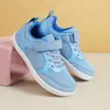 Sapatos Infantis de Biqueira Larga Transfronteiriços, Novos Tênis Casuais Esportivos para Meninos, Botas Baixas de Caminhada para Meninas, Calçados para Exterior, Respiráveis