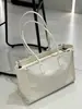 Bolsa Grande de Couro Bovino Tanning Vegetal de Alta Qualidade para Mulheres 2024 Novo Estilo Bolsa Tote Simples Elegante e Versátil Bolsa de Ombro