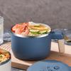 Tazón de fideos instantáneos de acero inoxidable 304 con tapa, puede filtrar comida rápida, taza para dormitorio de estudiantes, portátil, gran capacidad, regalo al por mayor