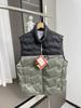 ¡Grafeno dentro! Chaleco chaqueta de plumón cálido impermeable cortavientos simple de moda de comercio exterior para hombres y mujeres