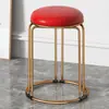 Bancos de Lujo Ligero para Uso en el Hogar, Sencillos Taburetes Redondos Estilo Italiano para Sala de Estar, Taburetes Apilables para Comedor, Taburetes Apilables con Almacenamiento, Pequeños Taburetes de Moda