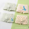 Ropa interior de algodón tipo boxer con estampado de oso de dibujos animados para niños, para estudiantes de primaria, Ropa interior de algodón para hombres