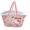 Cesta de Baño Creativa de Dibujos Animados Hello Kitty Portátil para Baño Linda Cesta de Baño para Artículos de Tocador Cesta de Almacenamiento para Corazón de Niña