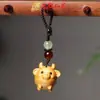Sándalo Dorado Precioso Doce Constelaciones Cadena para Teléfono Móvil Colgante para Bolso Llavero Anillo Souvenir Souvenir
