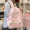 Mochila estilo Ins para niñas, adecuada para estudiantes de secundaria, mochila estilo coreano para estudiantes de preparatoria y una mochila pequeña de estilo fresco para estudiantes de primaria de 3º a 6º grado