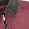 Atacado Fabricante de Roupas Femininas Transfronteiriço 2026 Aliexpress Mais Vendido Jaqueta Patchwork de Veludo com Gola de Couro