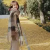 Bufanda Arcoíris para Mujer, Chal de Invierno, Cuadros Coloridos, Cálida y Gruesa, Moderna, Linda, Versátil para Niñas y Estudiantes