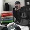 Suéter de cuello redondo para hombre, ropa interior de invierno 2023, suéter informal grueso de estilo coreano a la moda.